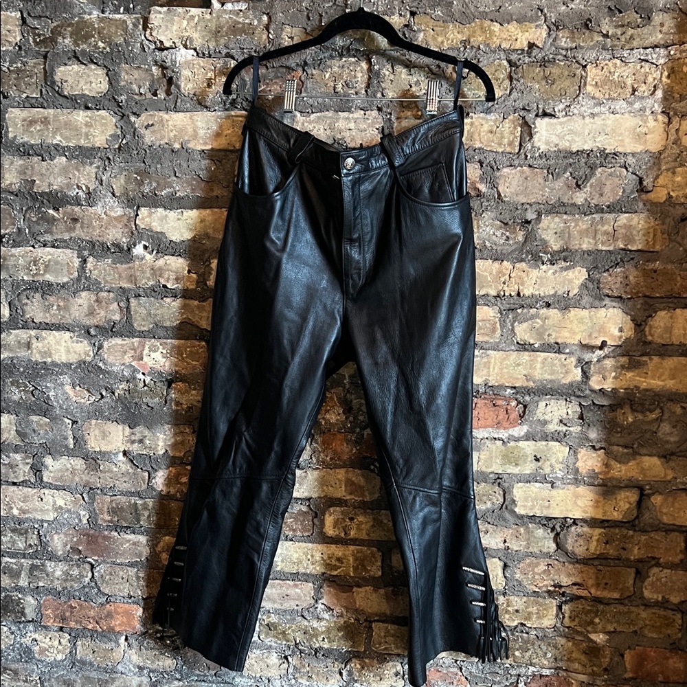 Harley-Davidson Black leather pants